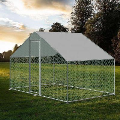 China Easy Install Fashion Cages Metal Chicken Cage Animal Rabbit Cage Hens Walk In Chicken Run Pollaio gallinero 3M X 2M X 2M for sale