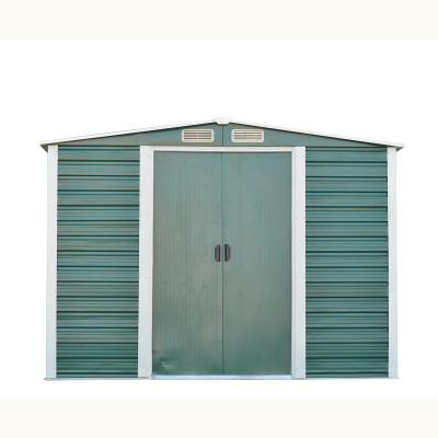 China Hot Selling Custom Made Outdoor Easy Assembled Porcelain Garden Shed 6*8 Ft Storage Shed Easily Assembled Garden Shed With Base for sale