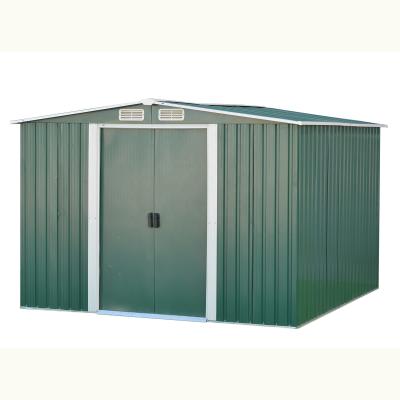 China Latest Design Easily Assembled Prefab Easy Assembly Garden Storage Shed / Without /spire Base Garden Shed for sale