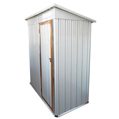 China Easily Assembled 3*5 Feet Garden Room Metal Storage Shed Steel Tool Shed for sale