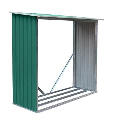 China Quality Assurance Easily Assembled Galvanized Large Space Metal Fire Equipment Storage Wooden Shed for sale