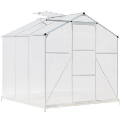 China Outdoor Portable Sun Greenhouse Easily Assembled Walk-In Mini Rayons Plants Flower Garden Patio Lawn Plastic Raised Small Greenhouse for sale