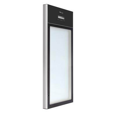 China Commercial Wholesale Home Use Supermarket Upright Used Double Door LCD Transparent Glass Refrigerator For Sale for sale