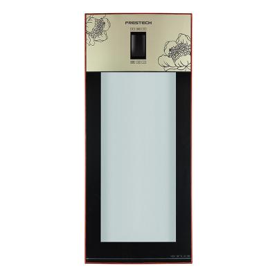 China Commercial Cooler Display Refrigerator Tempered Glass Straight Door for sale