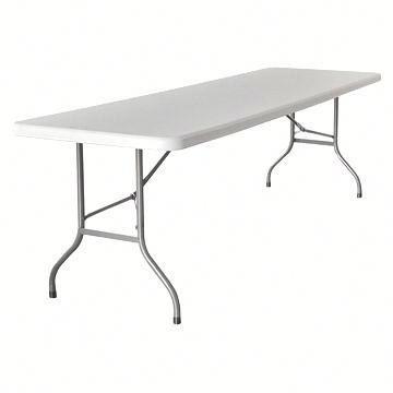 China Modern high quality plastic 8ft/2.4m rectangular folding table for outdoor party for sale