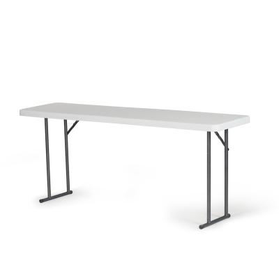 China Cheaper Plastic 6ft Folding Conference Table Collapsible For Meeting for sale