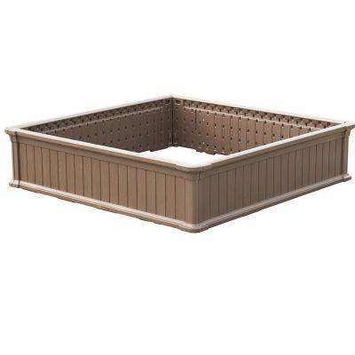 China Modern Widely Used Plastic 4ft x 4ft Raised Garden Beds For Outdoor for sale