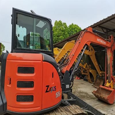 China Used Excavator Japanese Hitachi 55U Second Hand Mini Excavator Hydraulic Crawler Used Excavator 0.45 for sale