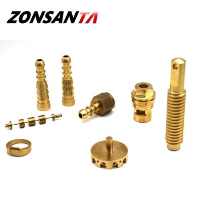 China Manufacture Aluminum Custom CNC Machining CNC Metal Turning Brass Parts Machining CNC Machining Brass Parts for sale