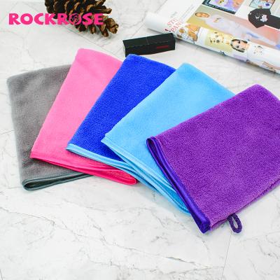 China Reusable Skin Care Rockrose Face Cleansing Facial Tissue Pads Makeup Remover Glove for sale