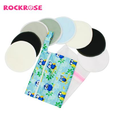 China Reusable Underwear Rockrose Breast Pads 3 Layers Washable Bamboo Nursing Pads for sale