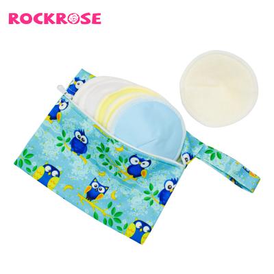 China Organic Waterproof Underwear Rockrose Baby Nursing Bamboo Breast Pads Nursing Pads for sale