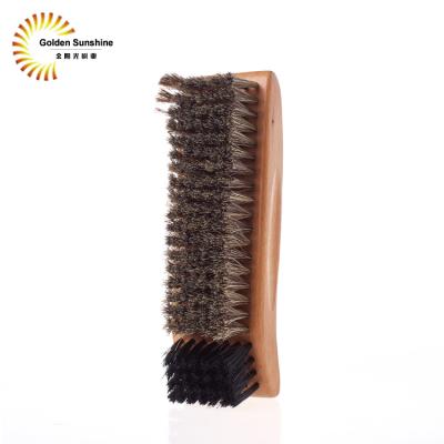 China Custom Wooden Shoe Brush Cleaning Shoe Cleaning Water Brush for sale