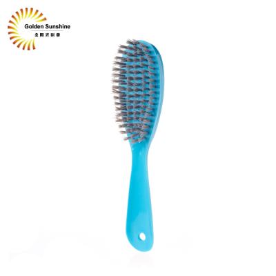 China Sustainable Double Sides Blue Brush For Plastic Clothes Fabric Wash Brush for sale