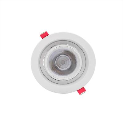 China OEM Factory Diameter 109mm Dimmable Mini Light Black Lampshade Led Modern Remote Control Floodlight for sale