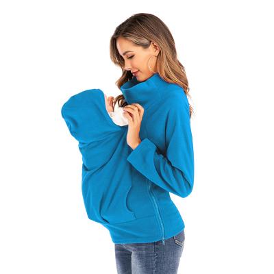 China Babywearing Breathable Maternity Jacket Hoodies OEM Seefoun Sweatshirts Women Parenting Coat Multifunctional Nursing Clothes for sale