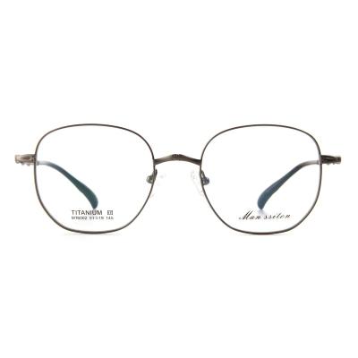 China Optical frames for myopia original hot sale memory glasses simple and elegant pure titanium glass frame for sale