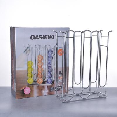 China YZ1377C Oasiswj Sustainable Metal Dolcegusto Capsules Stand Display Rack for sale