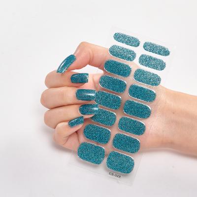 China Safe and Non toixc/Easy to Apply and Remove Nail Waterproof Hot Selling Crystal Sticker for sale