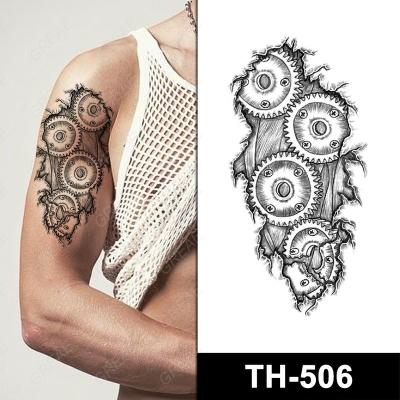 China Eco-Friendly Tattoo Men Women Tribal Sticker Body Waterproof Sexy Temporary Cosmetic Art Temporary Party Supplies Color for sale