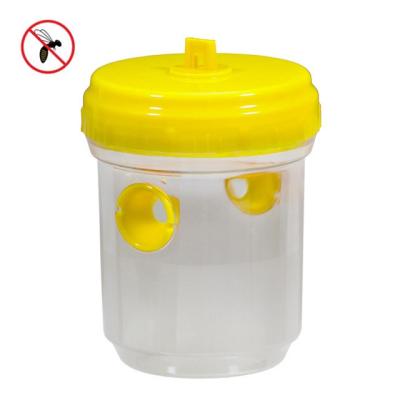 China Disposable Outdoor Plastic Reusable Fly And Wasp Trap Garden Insect Trap for sale