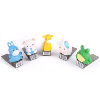 China Modern Promotion Animal Shape PVC Door Stopper Toy Rabbit Hippo Animal Door Stopper for sale