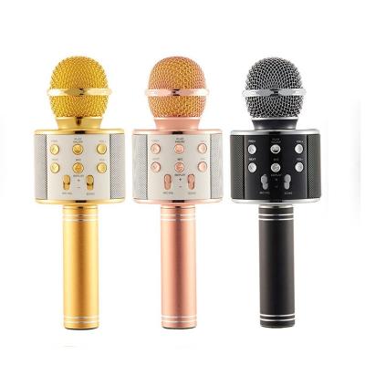 China COMPUTER Mode Speaker KTV Karaoke Microphone Mobile Phone Player Wireless Speaker with Record Function for sale