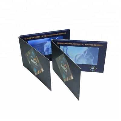 China Europe Promotional Products Video Books, Video Greeting Card, Video Brochure For Advertising for sale