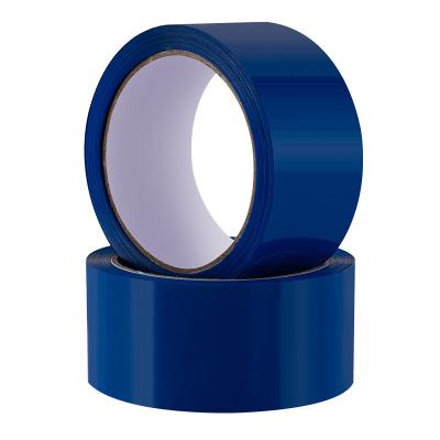 China Waterproof Custom Opp Packing Blue Transparent Bopp Tape Cardboard Shipping Box Sealing Adhesive Packaging Tape for sale