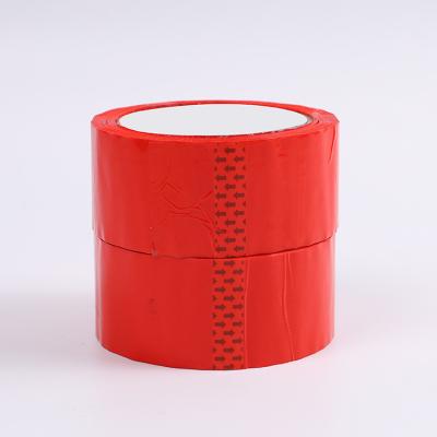 China Waterproof Amazon Branded Heat Seal Tape Red Strong Adhesive Bopp Opp Cardboard Tape Amazon Packing Packing Tape for sale