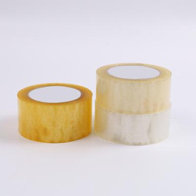 China Good Quality Waterproof Custom Adhesive Bopp Jumbo Roll Bopp Packing Transparent Clear Tape Good Quality Adhesive Tape For Sealing Cartons for sale