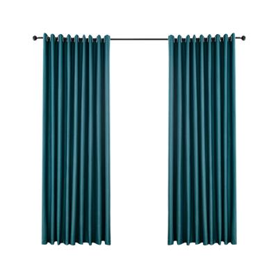 China Blackout New Product Design Comfortable Polyester Window Curtain Wholesale 100% Solid Ready Made Curtain for sale