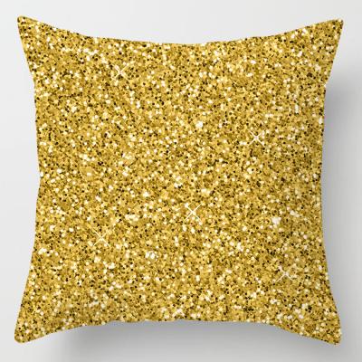 China Custom Nordic Modern Gold Light Case Pillow Case Anti-Static Luxury Sofa Cushion Cover Anti-Static Cushion Cover for sale