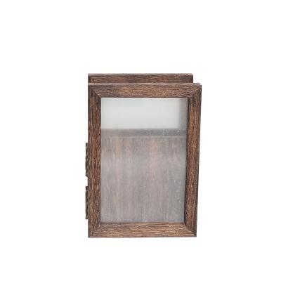 China Wooden wooden rotating photo frame, table top decoration, 6 inch folding photo frame for sale