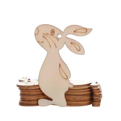 China Europe DIY Easter Egg Pendant Wooden Crafts for Home Decoration for sale