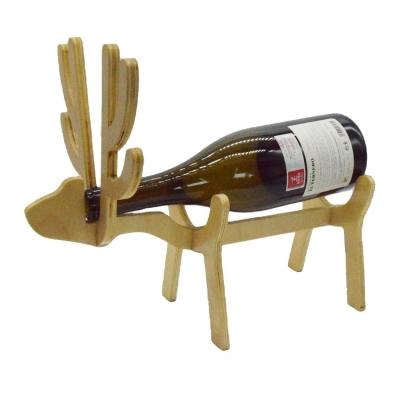 China Europe Custom Wooden Wine Rack, Creative Wooden Wine Rack Ornaments, Cutting Processing Crafts for sale