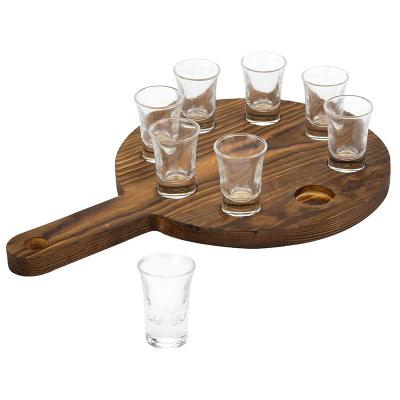 China Europe Vintage Wooden Glass Rack Combination, Home Glass Rack, Wooden Glass Base for sale