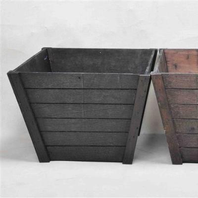 China Water Saving Antique Finish Wooden Flower Planting Box / Flower Planter Box For Garden Provided For Indoor for sale