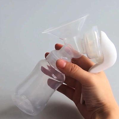 China Popular Promotional White Transparent Portable Manual Breast Pump Best BPA Free Breast Pump Silicone for sale