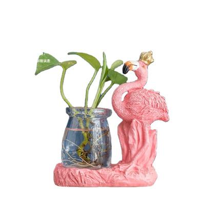 China Top Selling Minimalist Guaranteed Quality Resin Vase Artistic Modern Nordic Creative Decoration for sale