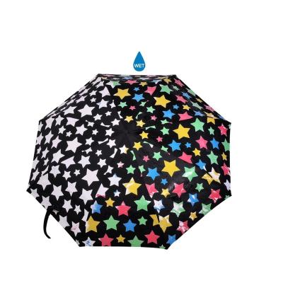 China Novelty Ok Umbrella Customize Ultraviolet Clear Logo Color Change Umbrella for sale