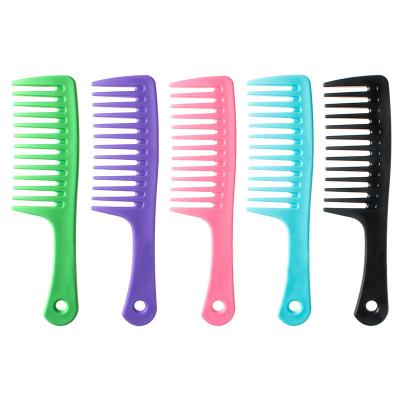 China Waterproof Private Logo Wide Tooth Comb Detangling Hair Brush,Palette Hair Comb,Care Handle Styling Comb-Best For Long Hair for sale