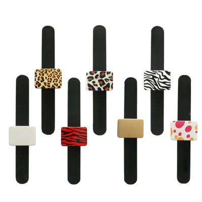 China Eco-Friendly Private Label Bobbie Pin Hair Clips Magnetic Wristband, Bobby Pins Wristband Holder, Elastic Hair Bands Holder for sale