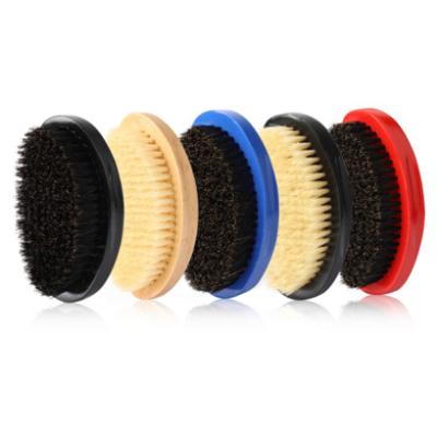 China Private Label Boar Bristle 360 ​​Wave Brush Beard Brushes 100% Nondisposable for sale