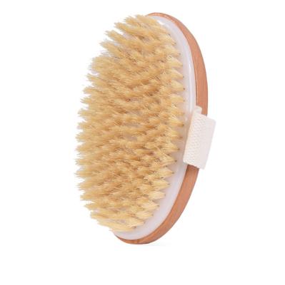 China All Natural Custom Logo Dry Skin Body Brush Improve Skin Health and Beauty Natural Hair Remove Dead Skin Cellulite and Toxins Treatment for sale