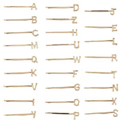 China Simple English decoration exquisite fashion letters personality word clip Liuhai clip hair accessories for sale