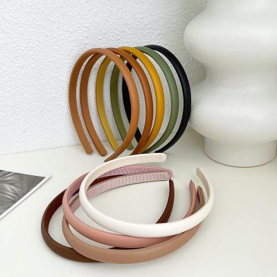 China Korean trend decoration new women's fashion solid color all-match rose headband for sale