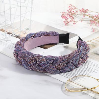 China Decoration Amazon hot selling creative twist the new braid the retro European and American style head circle for sale