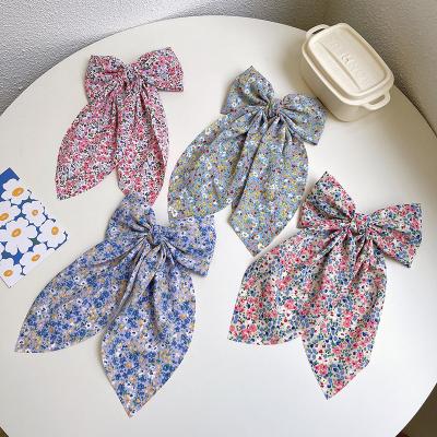 China 2022 Cute Spring Clip Pastoral Korean Trend Style Decoration Pattern Hot Selling Women's All-match Hair Accessories for sale