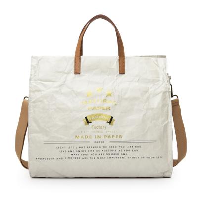 China Hobbies ; Popular high quality waterproof luxury vintage tyvek paper bag woman handbag for sale